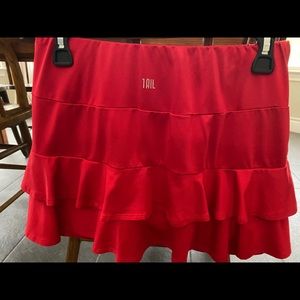 Amazing Red Tail medium tennis skirt